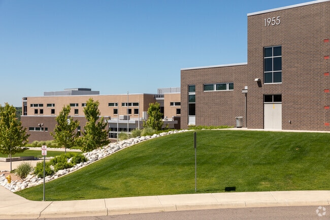 Mrachek Middle School is located in the Aurora Highlands neighborhood of Aurora, CO.