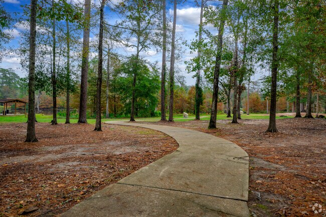 Claiborne West Park has a variety of trails for hikers and bikers.