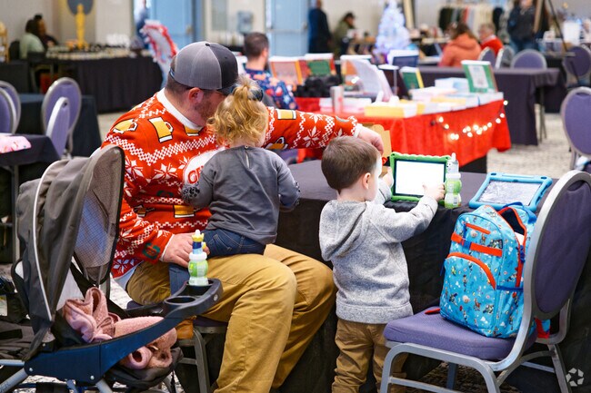 The 8th annual holiday market is a family-friendly shopping event.