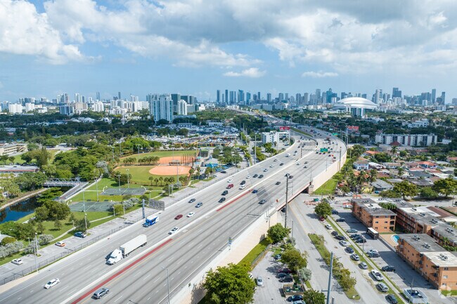 Grapeland Heights is easily accessible thanks to the 836 HWY connecting it to Downtown Miami.