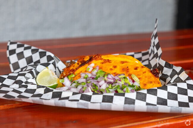 Treat yourself to the quesabirria from Birrieria Carlos on SE Mill Plain Blvd in Marrion.