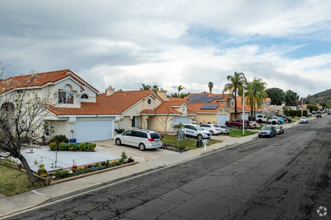 Homes with terracotta roofs help keep residents cool from the summer heat in Lake Elsinore.