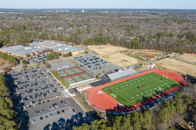 Enjoy the beautiful campus of Godwin High School.