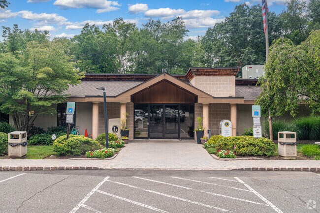 Grab a book at the popular library in the Upper Saddle River neighborhood.