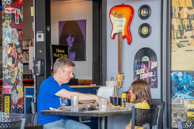 S&B’s Burger Joint near Roberts-Crest is a local favorite for burgers and late-night bites.