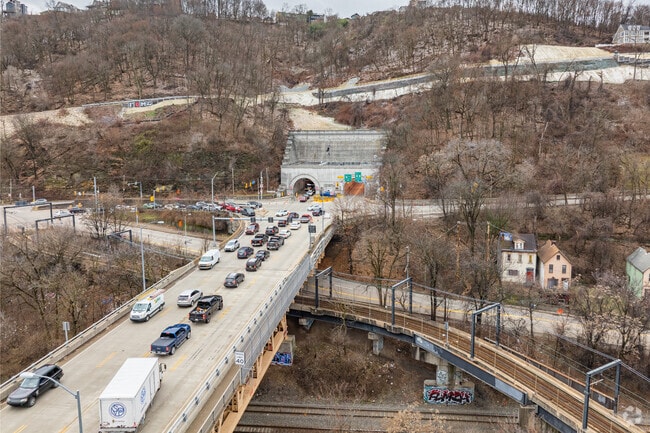 Baldwin Township residents can drive into Pittsburgh through the Liberty Tunnel and bridge.