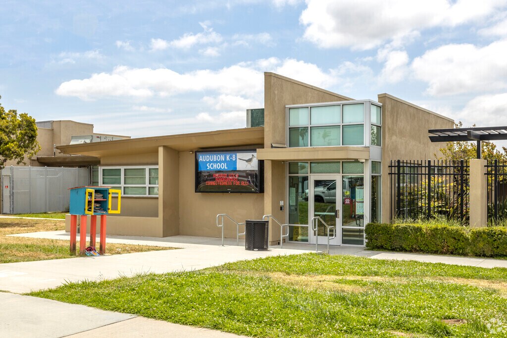 The entrance of the Audubon K-8 school in Jamacha Lomita.
