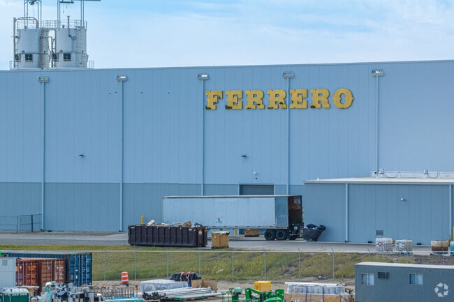 Major employer, Ferrero, sits within Bloomington city limits.
