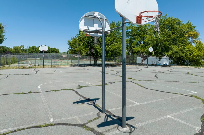 Archie Clayton Middle School has basketball courts for its Reno students.