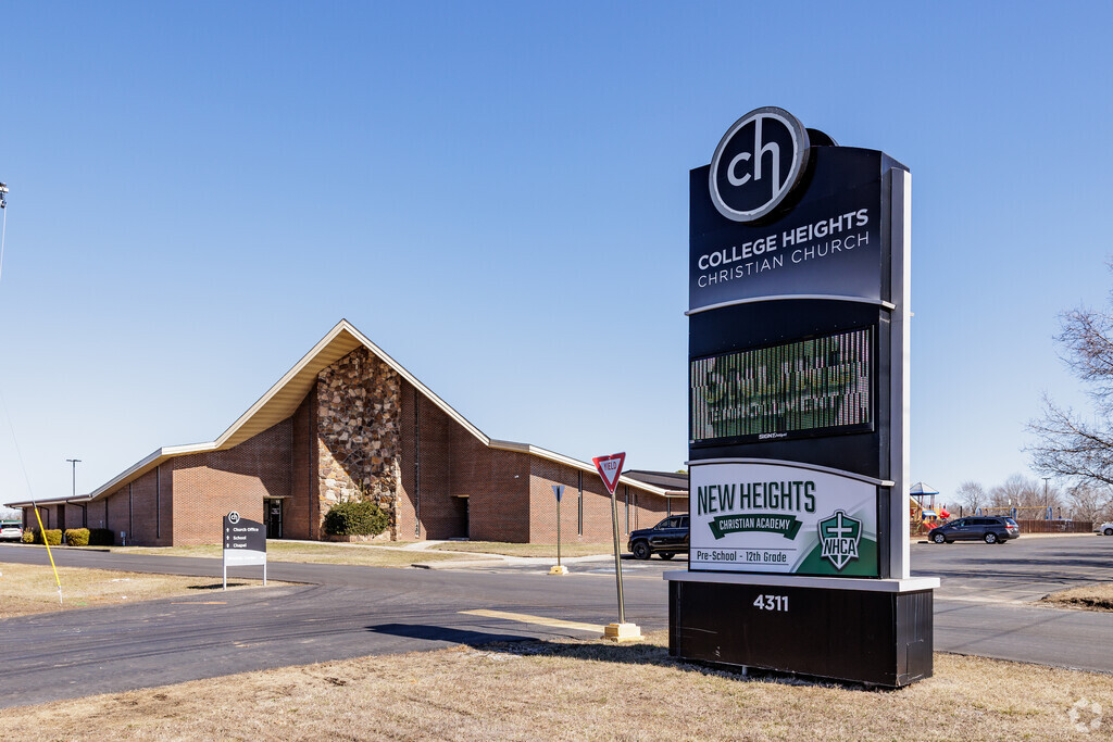 The New Hieghts Christian Academy is located in the College Height Christian Church.