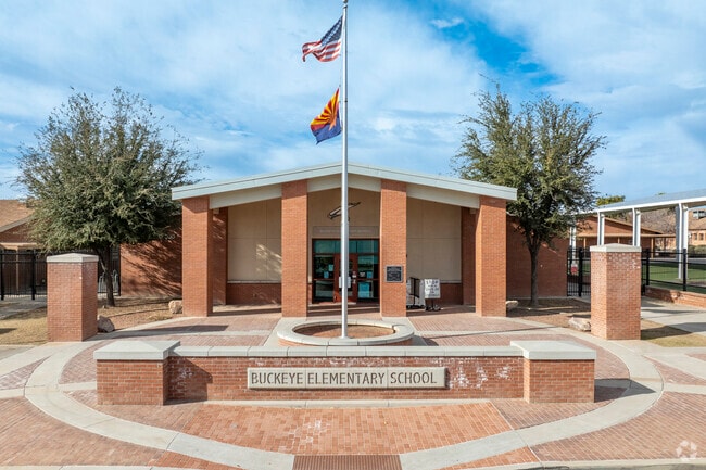 Buckeye Elementary School gets a rating of 2/10 from GreatSchools.com.
