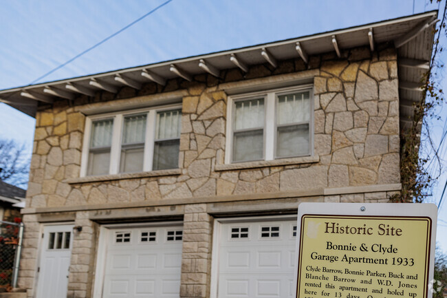 Freeman Grove has a historic tie to infamous gangsters Bonnie and Clyde.