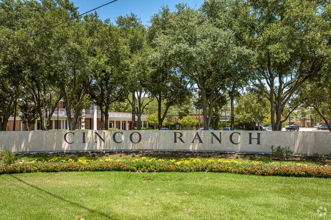 Cinco Ranch, a master-planned community, known for its excellent schools and parks.