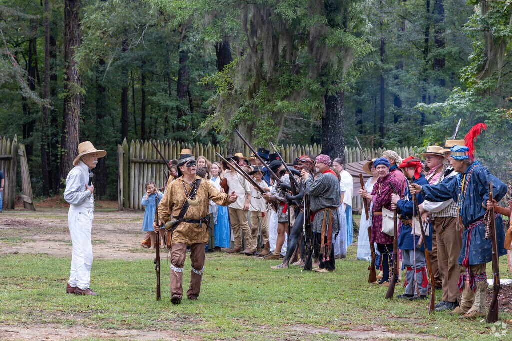 Annual Re-Enactment and living history event at Ft Mims near Stockton and Bay Minette.