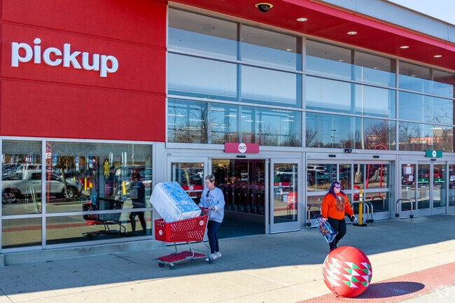 Target is one of many stores in the Violet neighborhood located in Taylor Park Shopping Mall.
