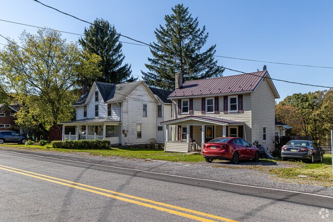 Traditional farmhouse style homes are very popular in rural Snow Shoe.
