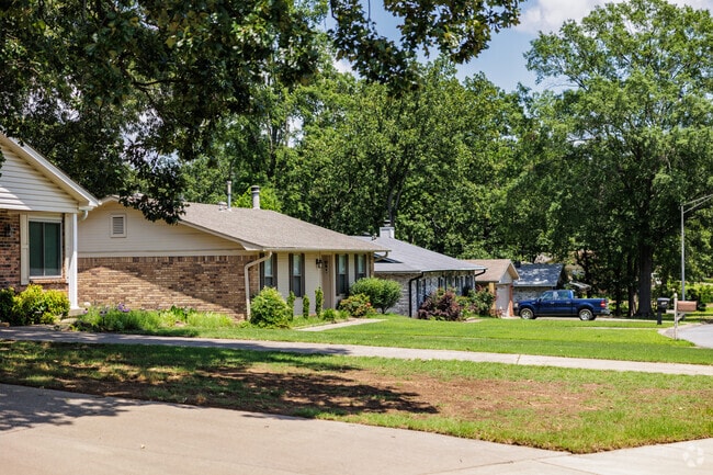Most residential areas in Sherwood are covered with large trees offering plenty of shade.