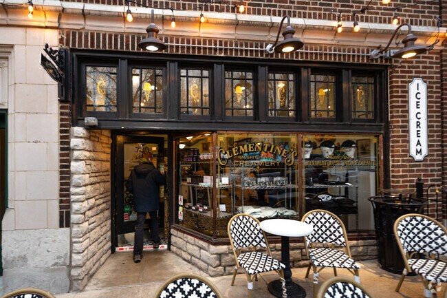 Clementine's Naughty and Nice Ice Cream has a quaint facade on DeMun Ave. in Clayton.