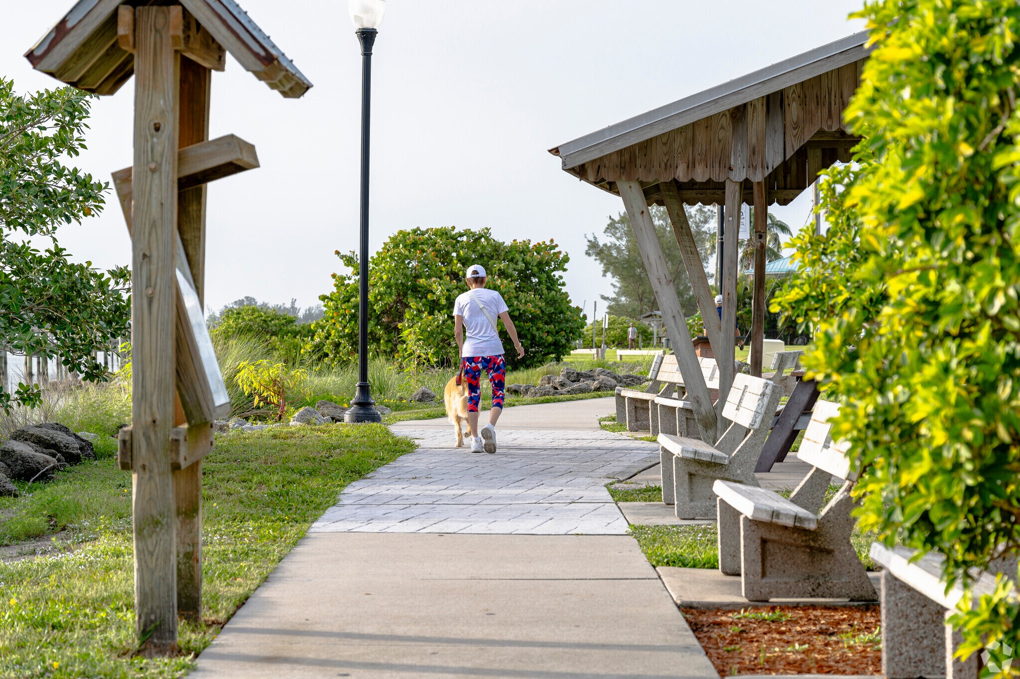 Stroll along the paths in one of the many parks in Wabasso.