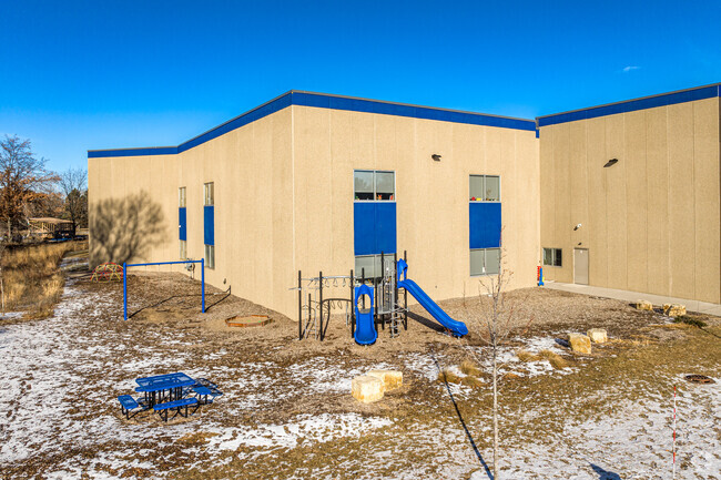North Lakes Academy Elementary features two playgrounds.