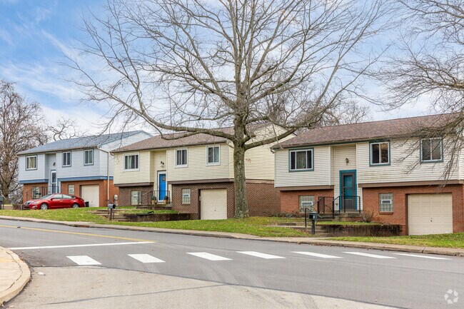 Rows of identical single family homes line the streets of Glen Hazel.