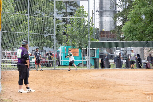 Freedom Park near Baihly Meadows has a baseball field for teams to compete on.