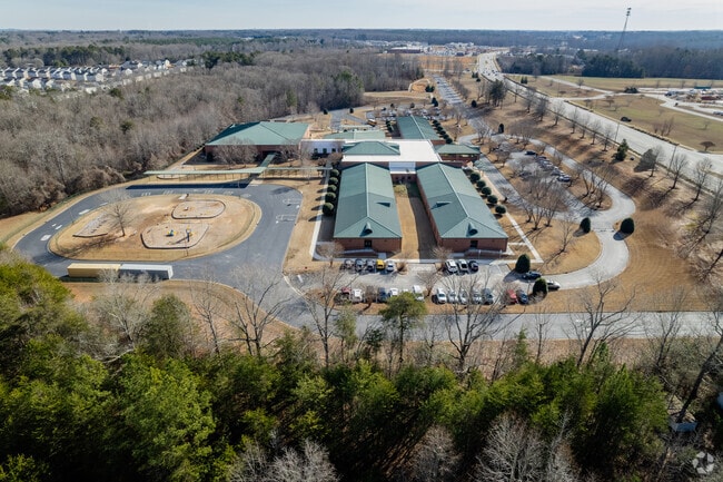 Aerial view of Oakland Elementary School