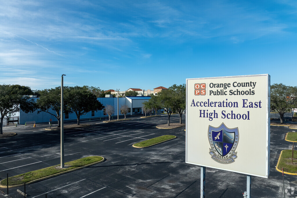 Acceleration East High School is located on South Semoran Boulevard in Orlando, Florida.