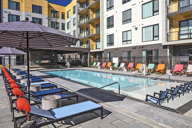 Saltwater pool and spa with Baja deck