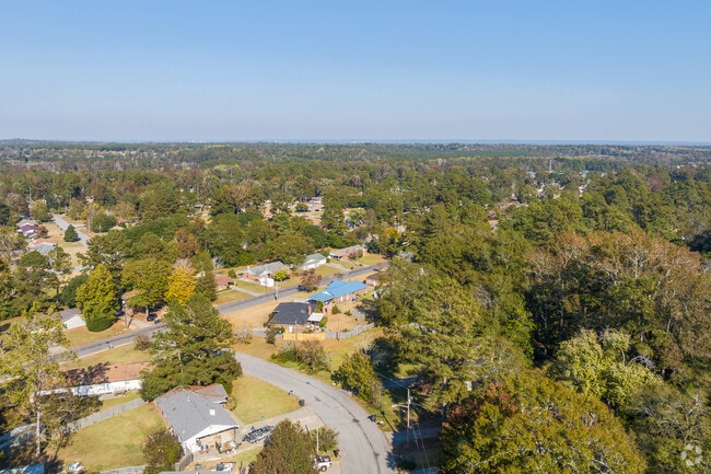 The mature trees of Goshen provide shade on the hot summer days.