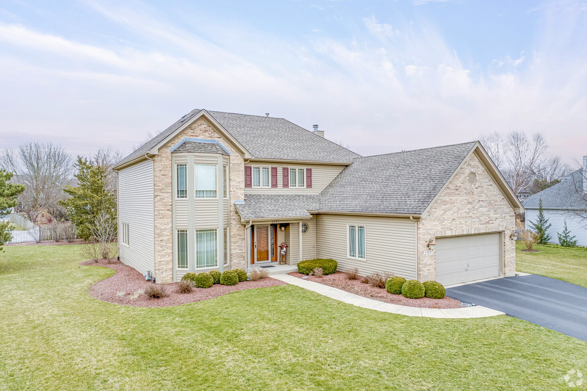 Southwest Geneva homes feature large lush lawns for families to enjoy all year long.