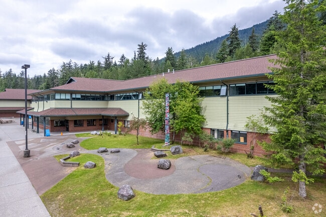 Situated in Juneau is Dzantik'i Heeni Middle School.