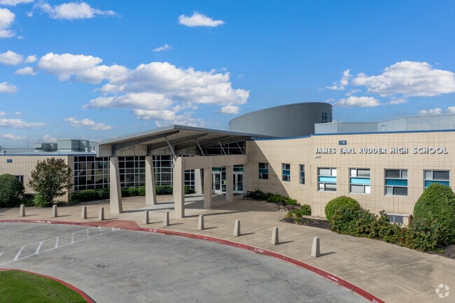 Cultivating young minds at James Earl Rudder High School, where education blooms.