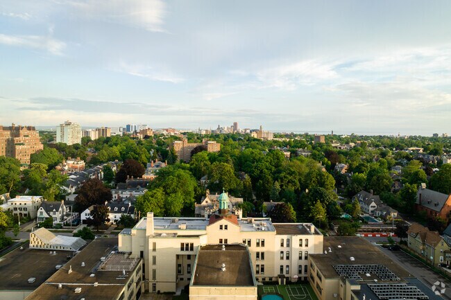 You can go to the Nardin Academy in Buffalo from 18 months to 18 years old.