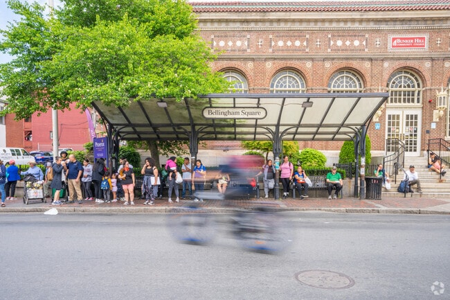 Experience the hustle and bustle of the Bellingham Square station.