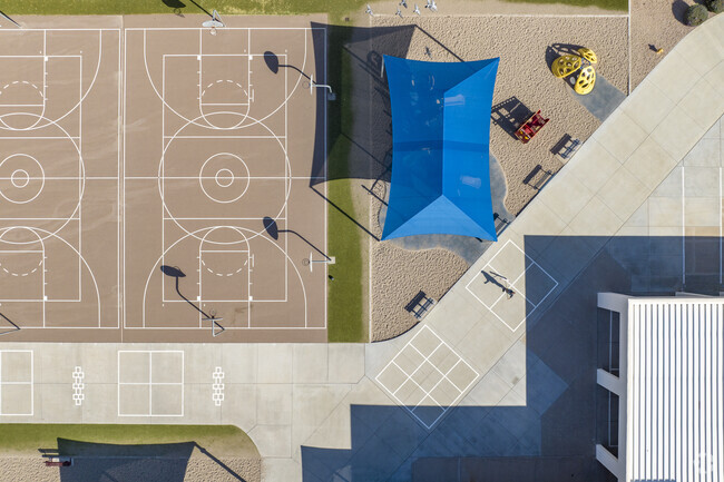 Kids will love playing on the playground at Phoenix’s Kyrene de la Colina Elementary School.