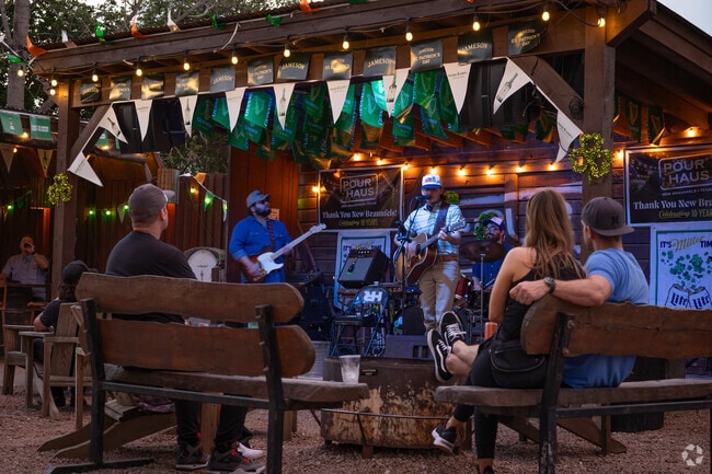 Live music and great drinks are always around at the Pour Haus in New Braunfels.