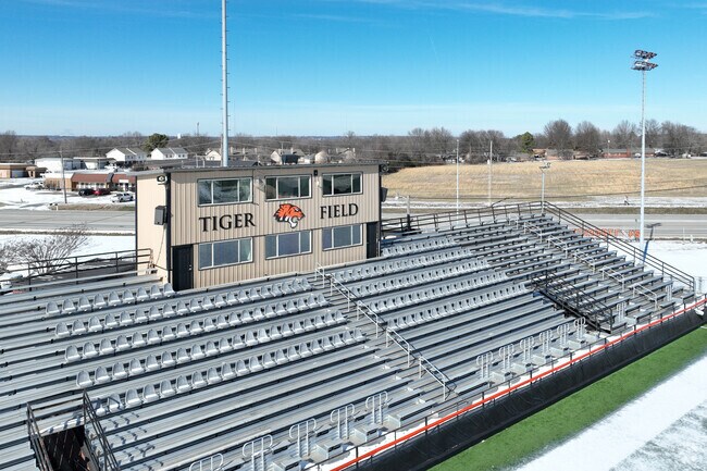 Junior Varsity football meets at Tiger Field at Coweta Intermediate High School.