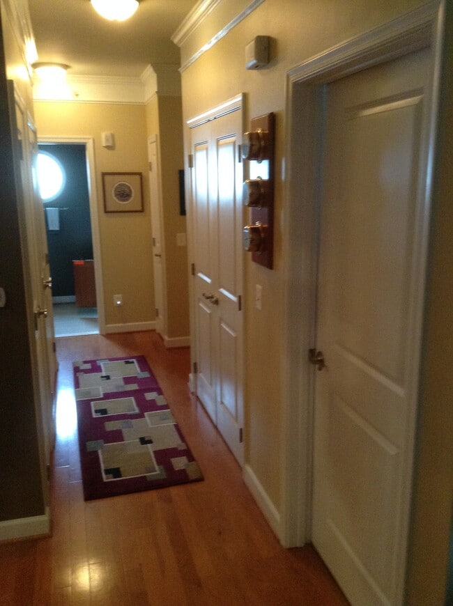 Hallway to guest bedrooms