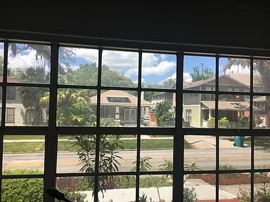 Looking out to the street