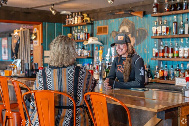 Local residents often come by The Next Stop Bar & Grill for a quick lunch break.