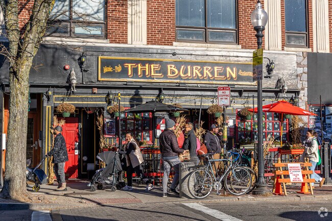 For dining West Somerville offers nearby spots like The Burren.