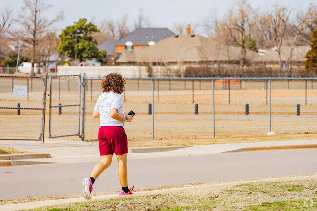 Residents can safely run at conveniently located parks around The Village