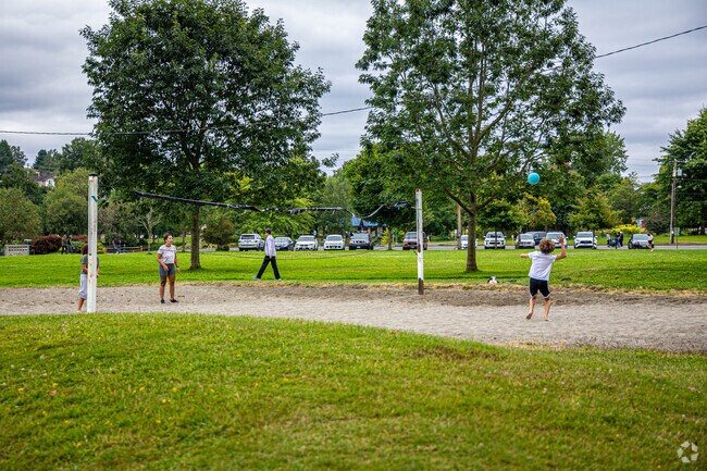 Try some Volleyball at Evergreen Rotary Park.