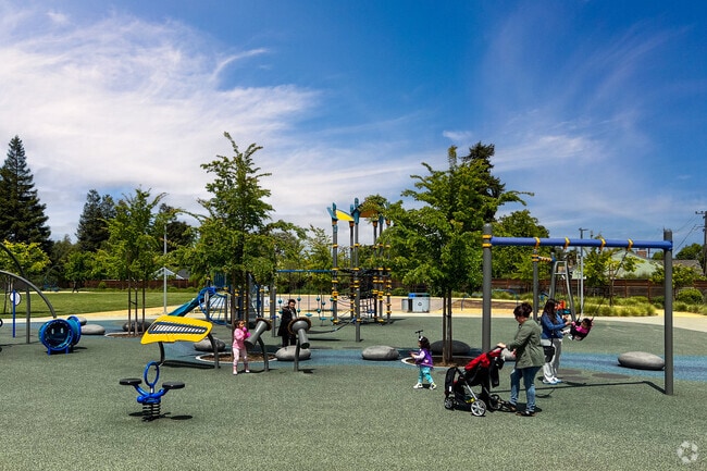 Via Toledo Park is a 2-acre park with a playground, basketball court and more in San Lorenzo.