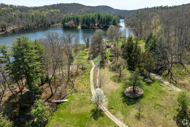 Innisfree Garden near Washington opens May through November with lakeside trails.