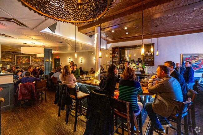 Bistro 5 is a popular, local Italian restaurant in the West Medford neighborhood.