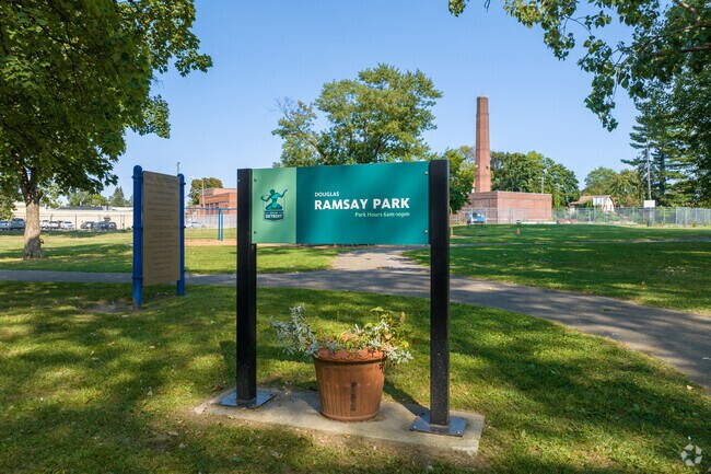 Douglas Ramsay Memorial Playground is a shady spot to spend with kids in Grandmont.