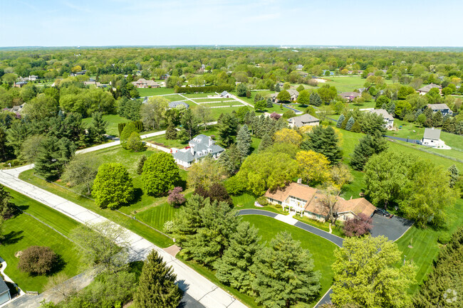 Gorgeous wooded areas line the streets in Wayne.