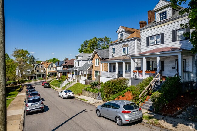 Follow the steps up to your new home in Crafton Heights.